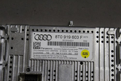 2010 11 2012 13 14 15 16 AUDI A4  S4 S5 Q5 INFO DISPLAY SCREEN 8T0919603F OEM