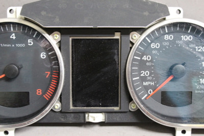 2005 2006 2007 2008 AUDI A6 86K MILES MPH INSTRUMENT CLUSTER SPEEDOMETER OEM high resolution2