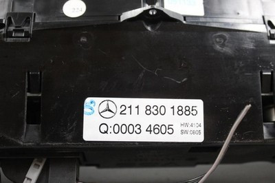 Temperature Control 211 Type E320 Front Fits 05-09 MERCEDES E-CLASS 39001 2118301885