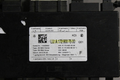 12 13 14 MERCEDES CLS550 FRONT LEFT SEAT CONTROL MODULE A1729007500 OEM high resolution2 12 13 14 MERCEDES CLS550 FRONT LEFT SEAT CONTROL MODULE A1729007500 OEM high resolution2