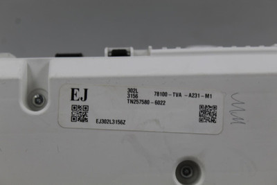 Speedometer Cluster MPH Turbo Fits 2021-2022 HONDA ACCORD OEM #34099 78100-TVA-A321-M1 high resolution2