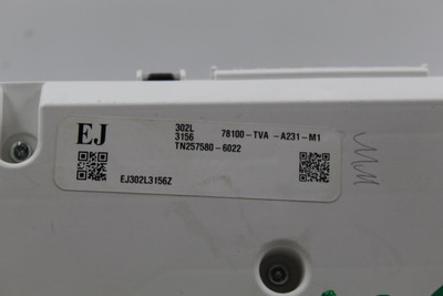 Speedometer Cluster MPH Turbo Fits 2021-2022 HONDA ACCORD OEM #34099 78100-TVA-A321-M1 high resolution2