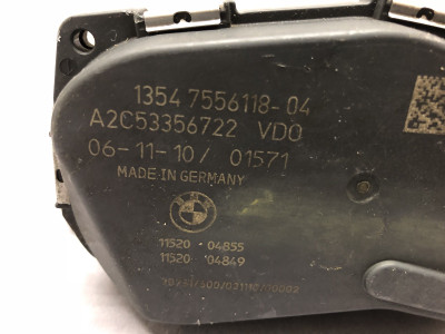 2011 BMW X3 THROTTLE BODY VALVE ASSEMBLY 3.0L OEM high resolution2