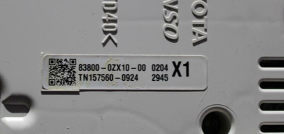14 15 16 TOYOTA COROLLA INSTRUMENT CLUSTER GAUGE SPEEDOMETER OEM - A-20588 83800-0ZX10-00 high resolution2