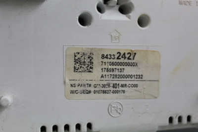 17 18 19 CHEVROLET IMPALA INSTRUMENT CLUSTER GAUGE SPEEDOMETER OEM - A-19607 84332427 high resolution2