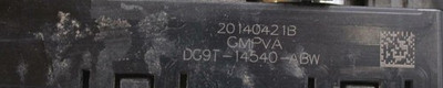 13 14 15 16 FORD FUSION LEFT DRIVER SIDE MASTER WINDOW SWITCH OEM - A-21091 DG9T-14540-ABW