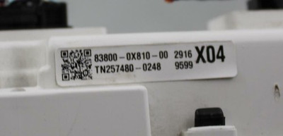 15 16 17 TOYOTA CAMRY INSTRUMENT CLUSTER GAUGE SPEEDOMETER OEM - A-20335 83800-0X810-00