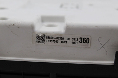 Speedometer Cluster 246K 6 Cylinder KPH Base Fits 11-14 TOYOTA SIENNA OEM #38413 83800-08360 high resolution2