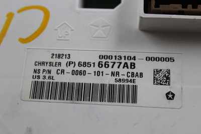 Speedometer 27K Miles Wk Body MPH Fits 2021-2022 JEEP GRAND CHEROKEE OEM #39078 68516677AB high resolution2