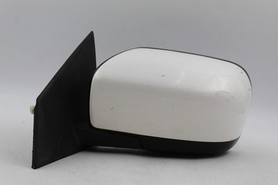 Left Driver Side White Door Mirror Fits 2008-2009 MAZDA CX-9 OEM #39376
