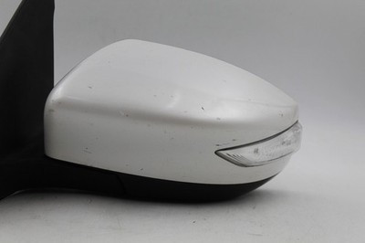 Left Driver Side White Door Mirror Power Fits 2016-2019 NISSAN SENTRA OEM #39634