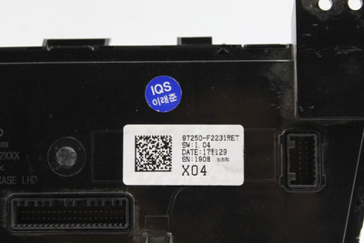 Temperature Control Sedan Turbo Fits 17-18 ELANTRA 39811 97250-F2231 high resolution2