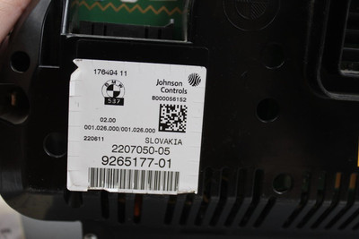 Speedometer Cluster 107K Miles MPH US Market Fits 2011 BMW 528i OEM #37984 9265177-01, 9265177 high resolution2