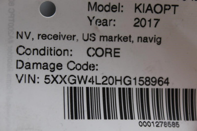 Audio Equipment Radio Receiver US Market Fits 17-19 OPTIMA 39989 960D5450WK high resolution2