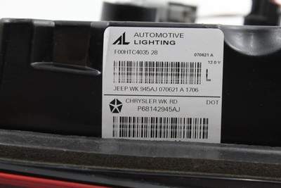 Left Driver Tail Light Wk Body Fits 2014-2022 JEEP GRAND CHEROKEE OEM #33751 68142945AJ high resolution2