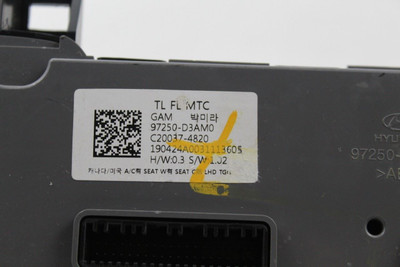Temperature Control Canada Market Heated Seat Fits 19-21 TUCSON 40558 97250D3AM0 high resolution2