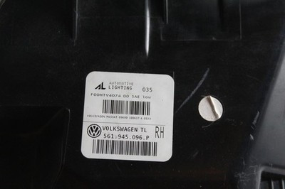 Right Passenger Tail Light Incandescent Fits 16-19 VOLKSWAGEN PASSAT OEM #40629 561945096P