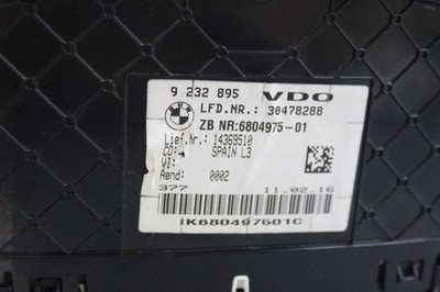 Speedometer Cluster Base 109K Miles MPH Fits 2017-2020 BMW 428i OEM #40665 6804975-01