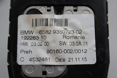 Audio Equipment Radio Control Console Mounted Fits 14-20 BMW i3 35692 65829350723, 9530723-07 high resolution2