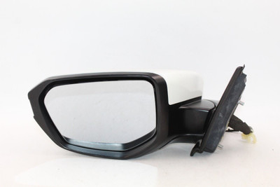 White Driver Side View Mirror Power Body Color Heated 2017-21 HONDA CIVIC #40896