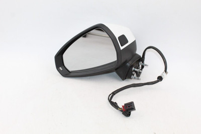Left Driver Side View White Door Mirror Power Fits 2015-2019 AUDI A3 OEM #41582