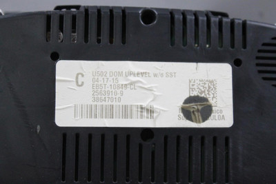 Speedometer MPH ID EB5T-10849-CA Thru Cl Fits 14-15 EXPLORER 41893 EB5T10849CL