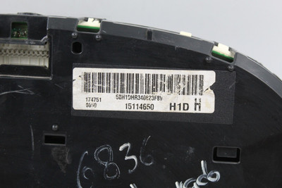 Speedometer Cluster US ID 15135669 Fits 03-05 AVALANCHE 2500 42009 15114650, 15182147