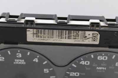 Speedometer Cluster MPH US Market Fits 07-11 SILVERADO 1500 PICKUP 42070 28103107