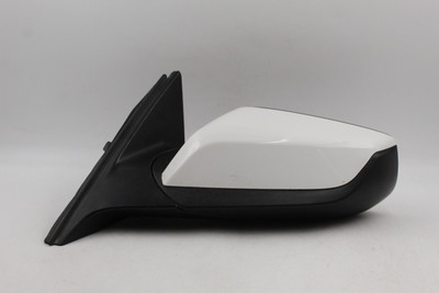 Left Driver Side White Door Mirror Fits 2019-2025 CHEVROLET MALIBU OEM #42040 84705598