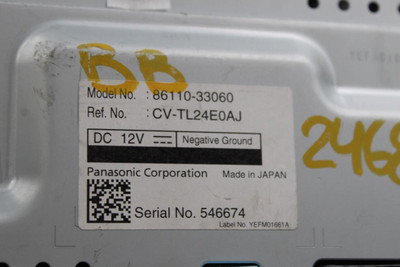 Info-GPS-TV Screen Display Center Dash 7" Fits 13-14 LEXUS ES300H 42105 8611033010