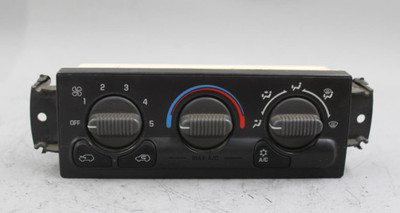 Temperature Control With AC Manual Control Fits 99-02 SIERRA 1500 PICKUP 42165 15054697