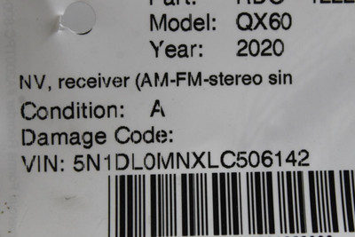 Audio Equipment Radio Receiver ID 28330-5ZA0A Fits 17-20 INFINITI QX60 42149 283309PB0A