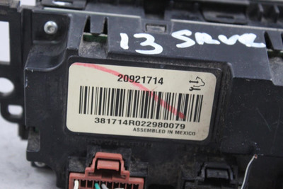 Temperature Control CJ2 Opt C49 Fits 12-14 SIERRA 2500 PICKUP 42168 20921714