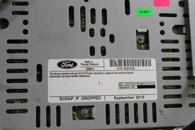 Audio Equipment Radio Receiver AM-FM-MP3 9 Speaker System Fits 19 EDGE 42152 KT4T-18D818-KB