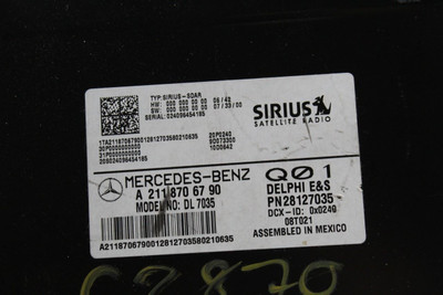 Audio Equipment Radio 164 Type GL550 Fits 08-12 MERCEDES GL-CLASS 42265 A2118706790