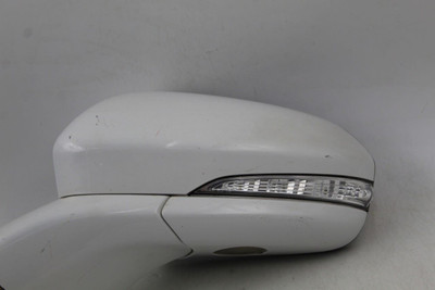 Left Driver Side White Door Mirror Power Fits 2013-2014 FORD FUSION OEM #42266
