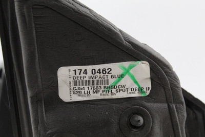 Left Driver Side View Blue Door Mirror Power Fits 2013-16 FORD ESCAPE OEM #42312 CJ5417683BH