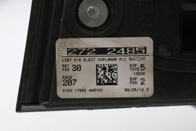 Right Passenger Side Black Door Mirror Power Fits 2011-2014 FORD EDGE OEM #42311