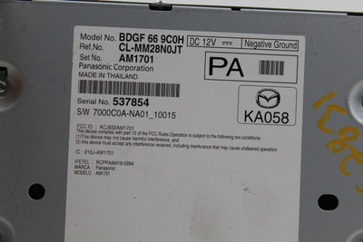 Audio Equipment Radio Tuner And Receiver AM-FM-MP3 Fits 19-21 MAZDA 3 OEM #42421 BDGF669C0H