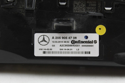 Temperature Control 190 Type 2 Door Fits 16-21 MERCEDES GT 35473 A2059054706 high resolution2