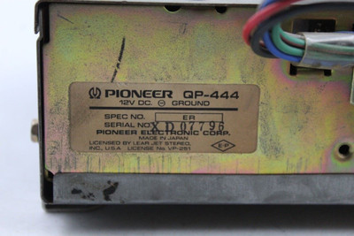 1978 Pioneer QP-444 Vintage Quadraphonic 8-Track Car Audio Equipment Radio 42516 QP444