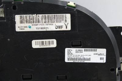 Speedometer Cluster US ID 15135668 Fits 03-05 AVALANCHE 1500 42598 15190826