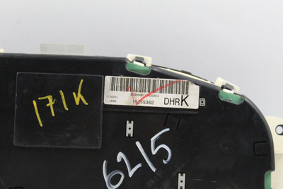 Speedometer Cluster 171K Miles MPH 2000-2002 CHEVROLET SILVERADO 1500 OEM #42600 15055362