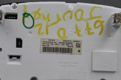 Speedometer Cluster 120 MPH Fits 11-12 JOURNEY 42624 56046749AF