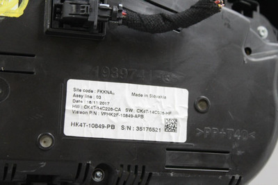 Speedometer Cluster MPH ID HK4T-10849-PB Fits 18-19 TRANSIT 150 42634 HK4T-10849-PB