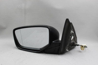 Left Driver Side Black Door Mirror Power Fits 2013-2017 HONDA ACCORD OEM #42808 76250-T2F-A110-M6