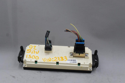 Temperature Control With AC Manual Control Fits 99-02 SIERRA 1500 PICKUP 43063 15054697