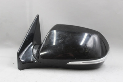 Left Driver Side Black Door Mirror Fits 2017-2019 HYUNDAI SANTA FE OEM #43062 87610-B8690