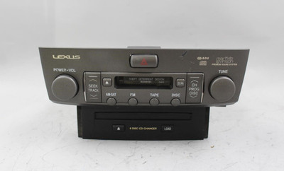 Audio Equipment Radio Receiver With Hazard Switch 2004-06 LEXUS LS430 OEM #43273 86120-50B80