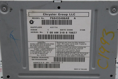 Audio Equipment Radio Receiver Radio With 6.5" Screen Fits 12-20 CARAVAN 35439 68433486AB high resolution2